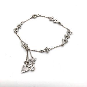 House of Harlow 1960 Silver pave w/ Arrow Charms